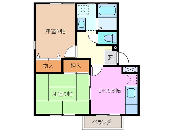 星川駅 徒歩10分 1階の物件間取画像